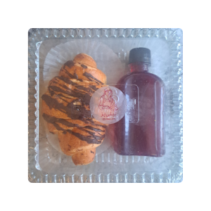 پک صبحانه کروسان و آبمیوه